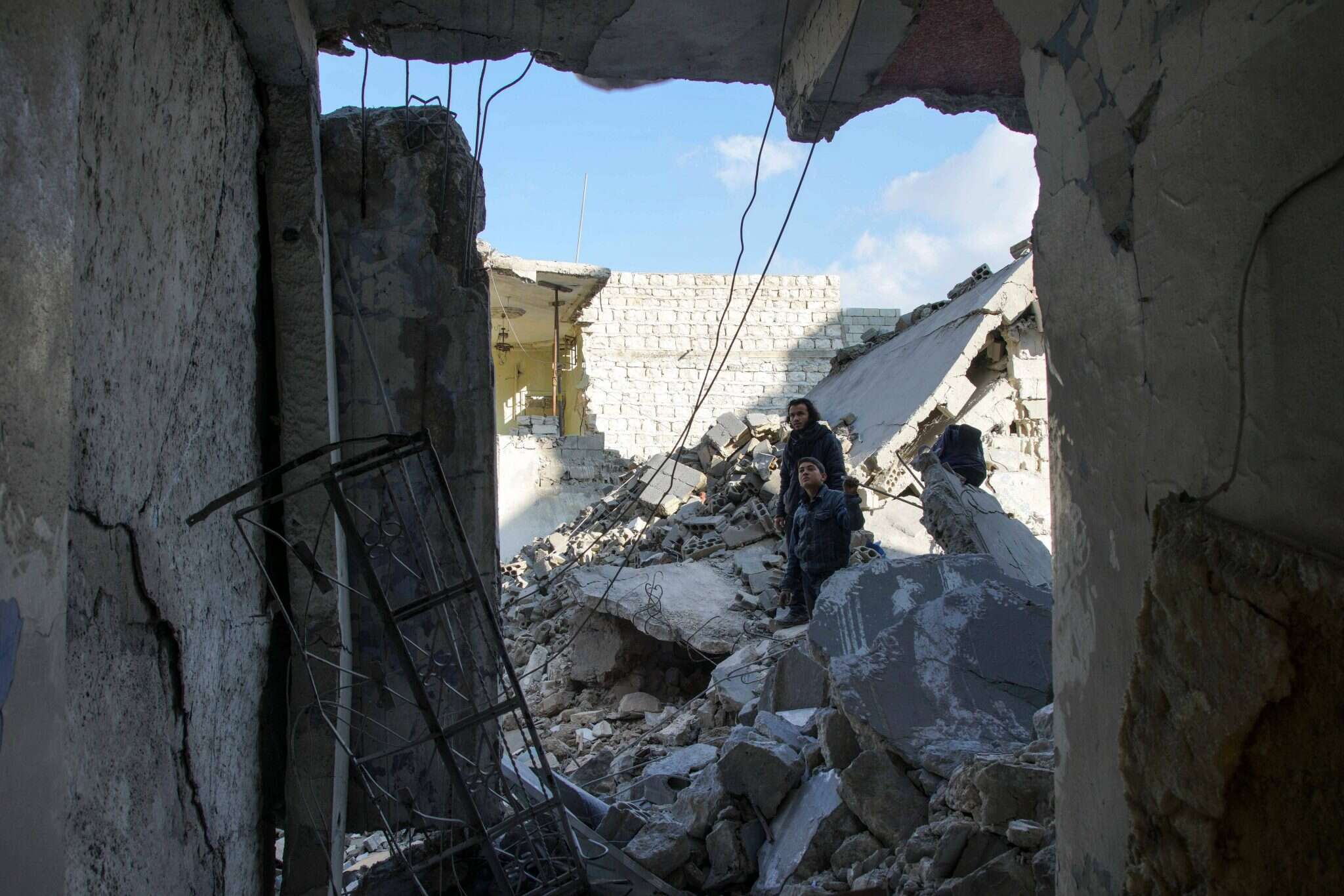 ההריסות בסוריה. | EPA ההריסות בסוריה. | EPA