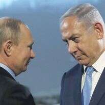 בנימין נתניהו וולדימיר פוטין במוסקבה. | EPA