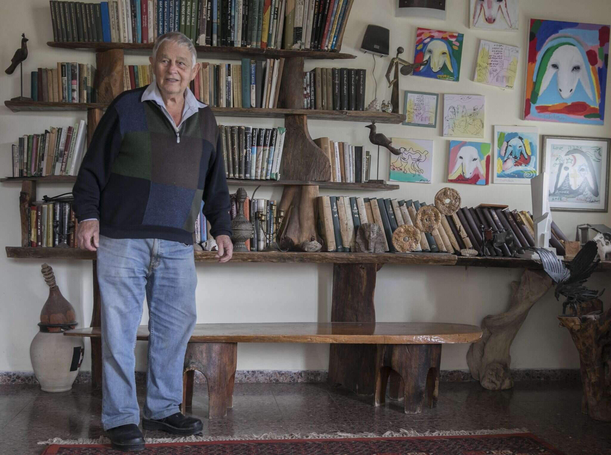 יוסי פלדמן בביתו. | יוסי אלוני יוסי פלדמן בביתו. | יוסי אלוני