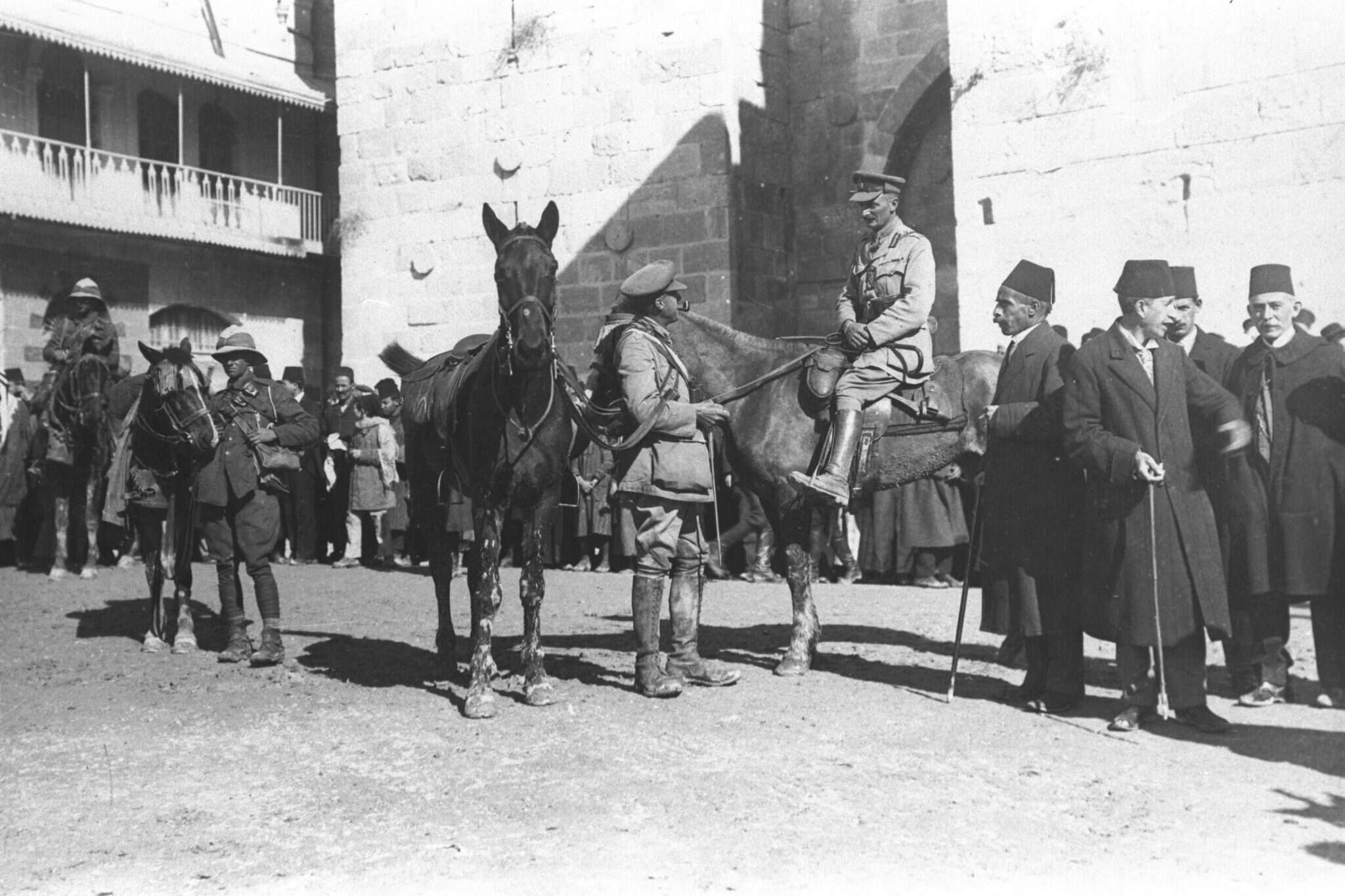 אלנבי נכנס לירושלים. | אריק מתסון, לע"מ אלנבי נכנס לירושלים. | אריק מתסון, לע"מ