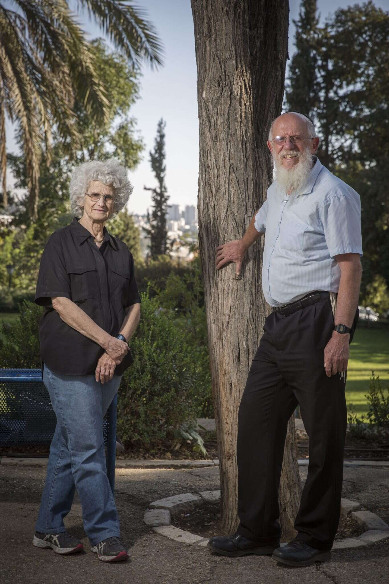הרב יעקב מדן ופרופ' רות גביזון. | הדס פרוש, פלאש 90