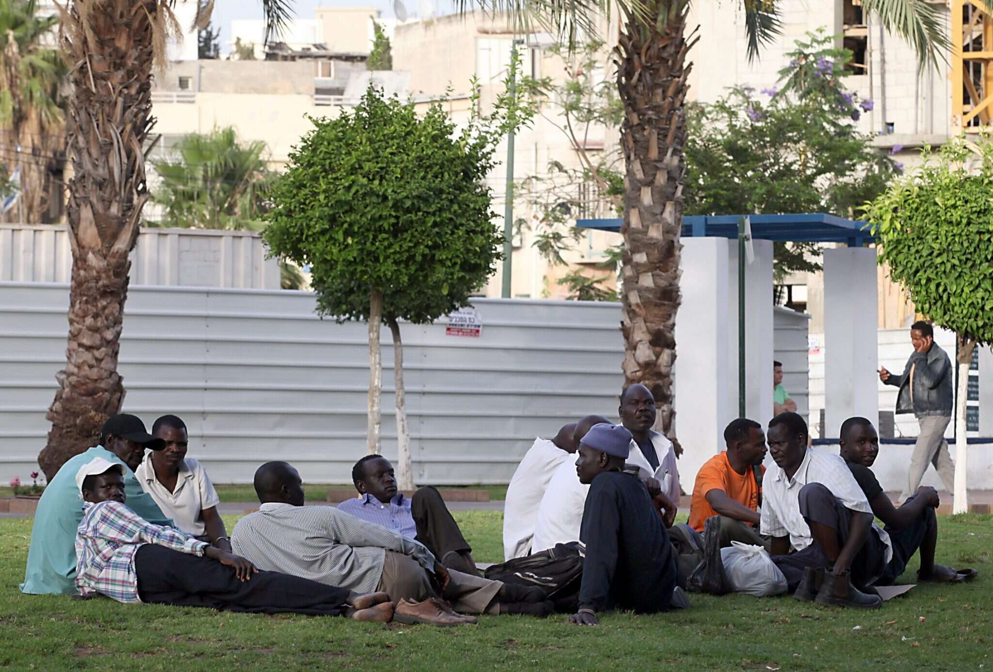 מסתננים מאריתריאה ומסודן בדרום תל אביב. | גדעון מרקוביץ'