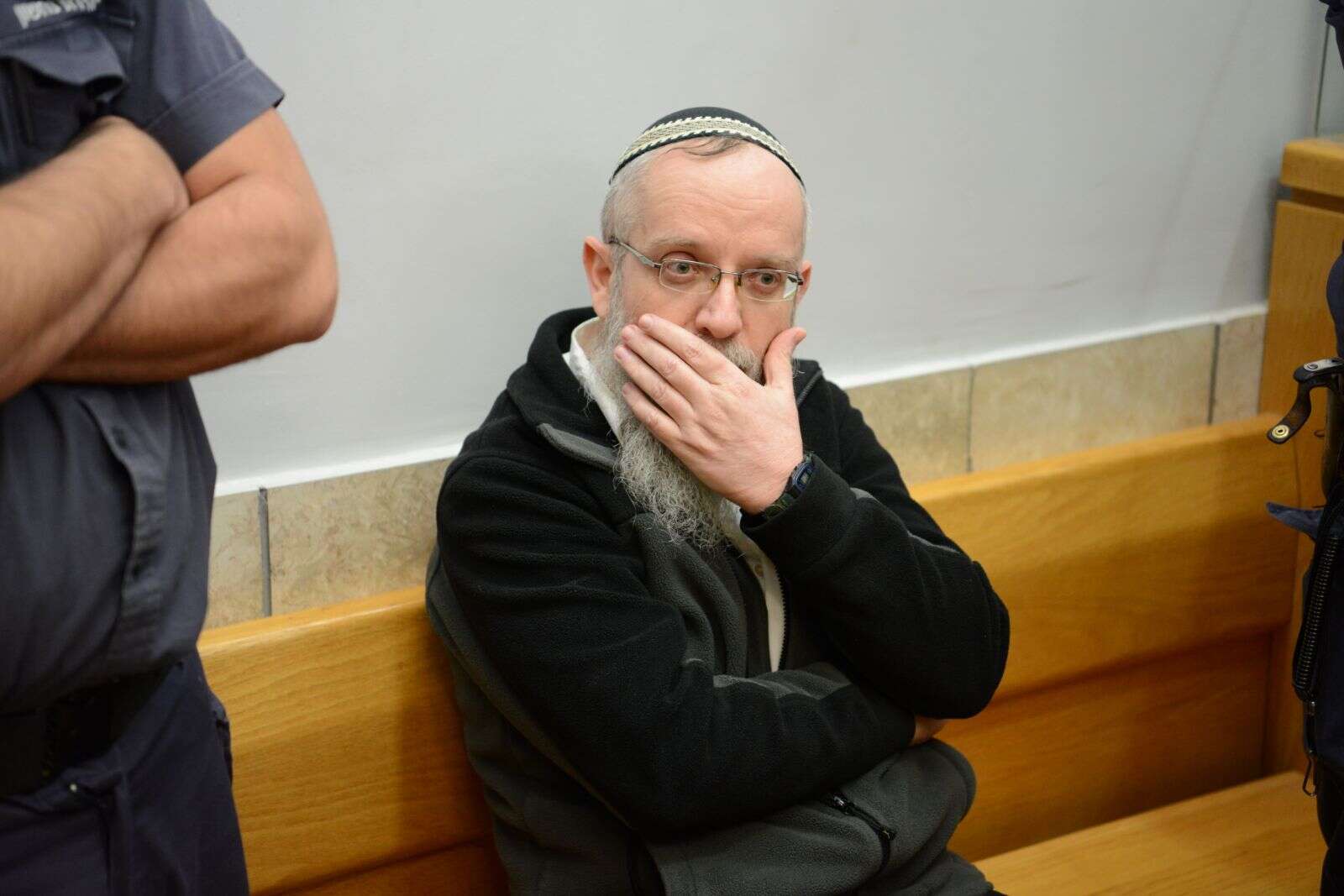 עזרא שיינברג בבית המשפט. | גיל אליהו ג'יני