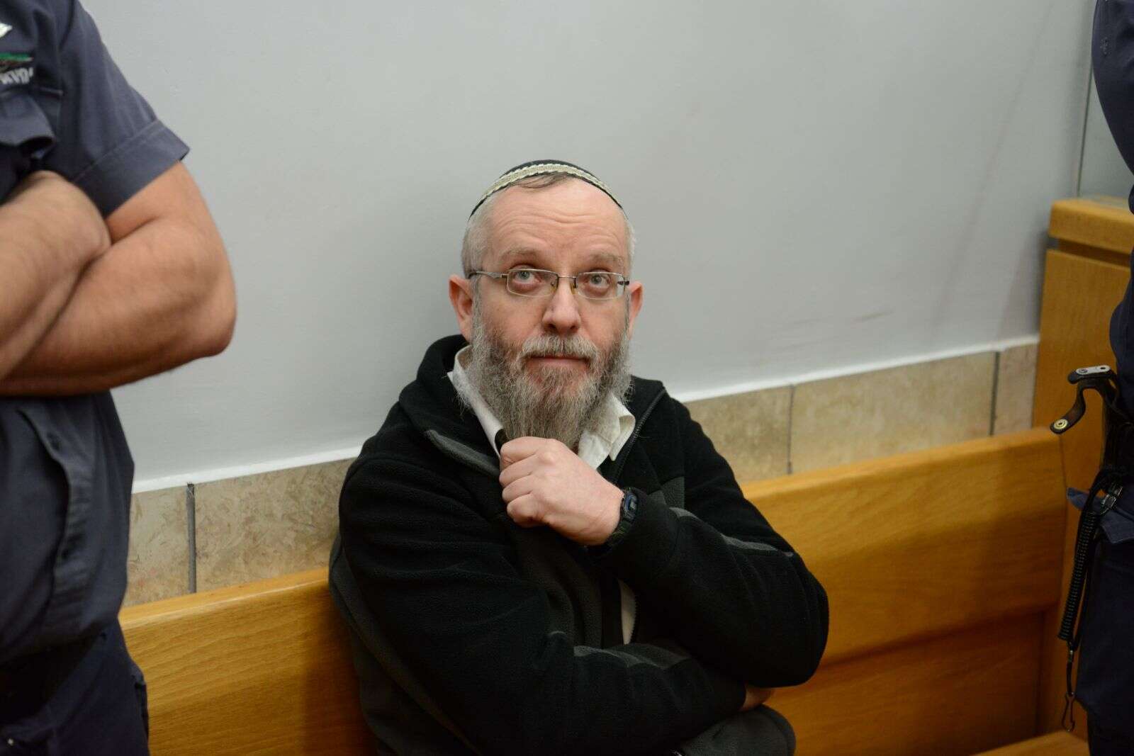 עזרא שיינברג בבית המשפט. | גיל אליהו ג'יני