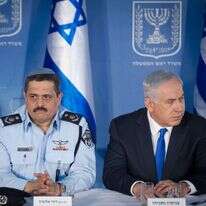 המפכ"ל וראש הממשלה. | מרים אלסטר, פלאש 90