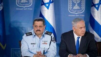 המפכ"ל וראש הממשלה. | מרים אלסטר, פלאש 90