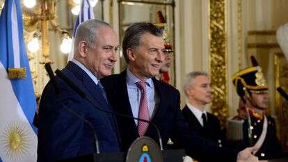 ראש הממשלה בנימין נתניהו נפגש עם נשיא ארגנטינה מאוריסיו מקרי. | אבי אוחיון לע"מ
