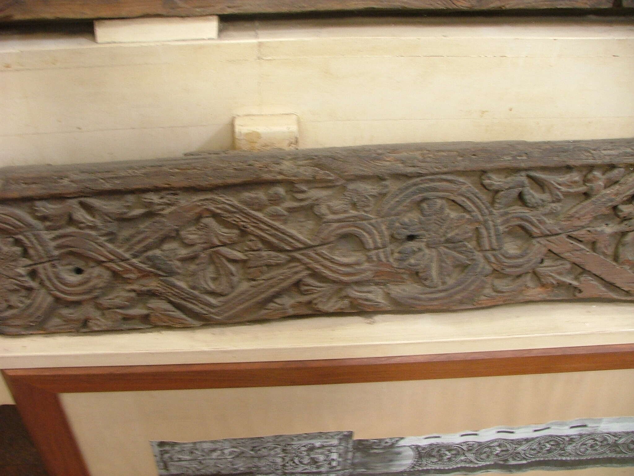 עוד פיסת תקרה. | באדיבות הארכיאולוג פרץ ראובן