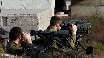 לוחמי צה''ל בגבול סוריה. | AFP