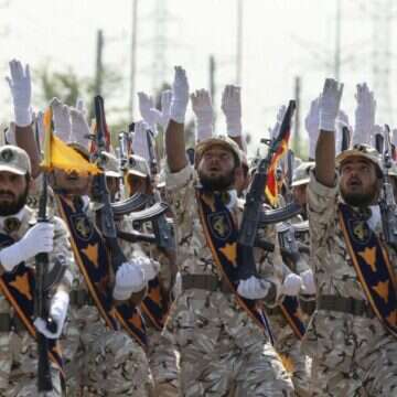 חיילים במשמרות המהפכה של איראן | AP