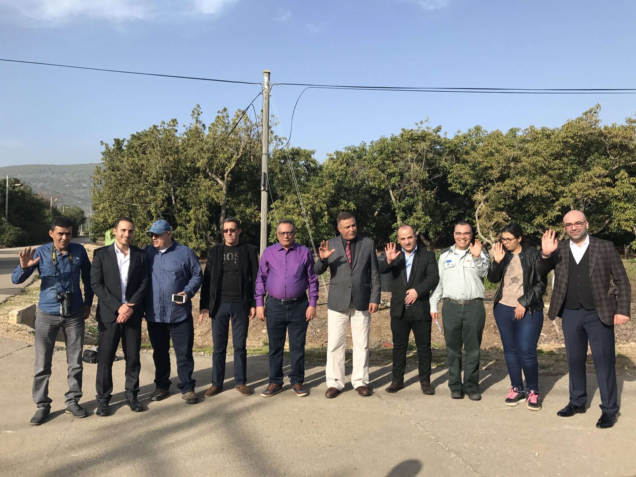 משלחת העיתונאים הערבים בישראל