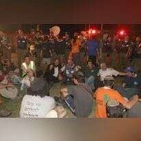 הפגנה נגד ההתנתקות בנווה דקלים. | מרים צחי