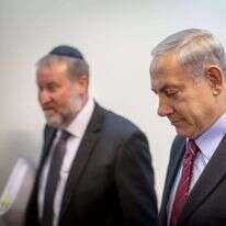 ראש הממשלה לשעבר בנימין נתניהו והיועמ''ש אביחי מנדלבליט. | אמיל סלמן
