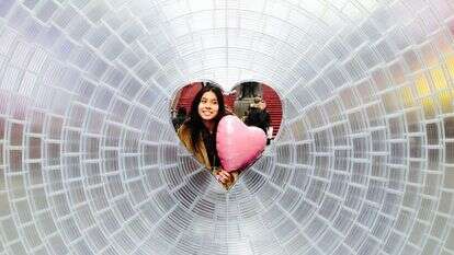 מיצג "חלון אל הלב", ניו יורק. | EPA