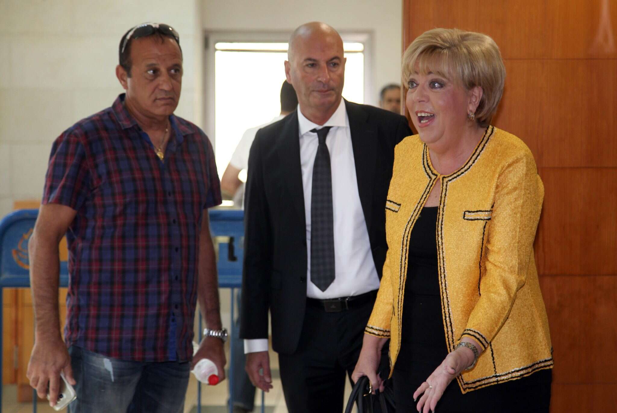 מרים פיירברג בבית המשפט. | גדעון מרקוביץ