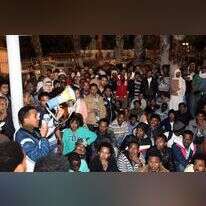 הפגנת נגד גירוש המסתננים בדרום תל אביב. | גדעון מרקוביץ'