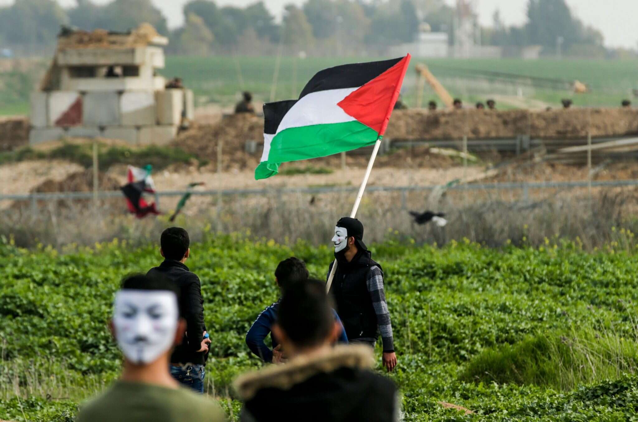 הפגנות בגבול רצועת עזה. | AFP