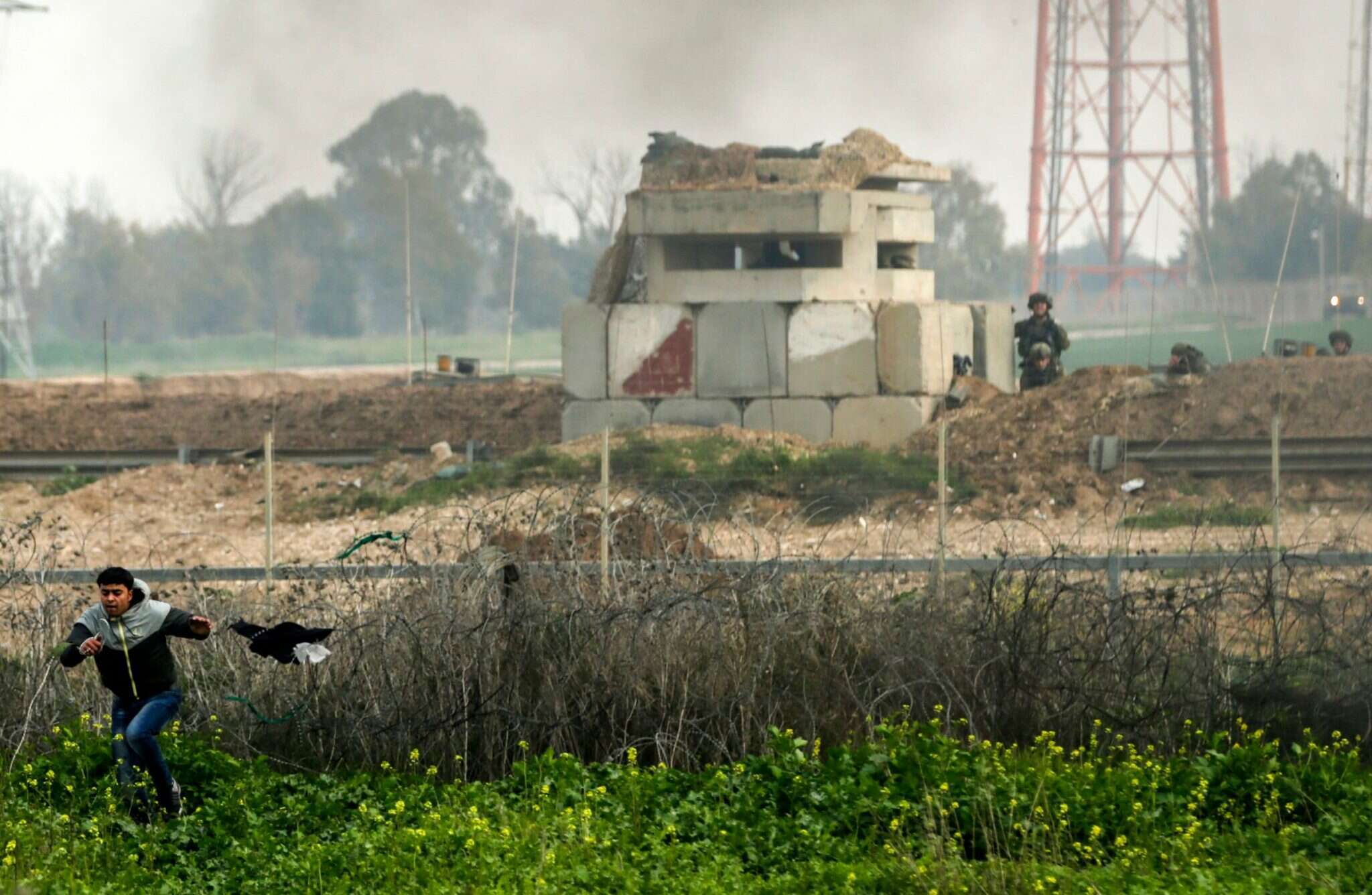 הפגנות בגבול רצועת עזה. | AFP