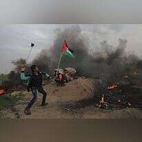 הפגנות בגבול רצועת עזה. | EPA