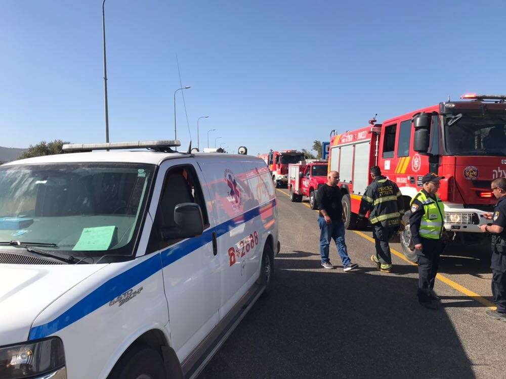 תאונת דרכים בצפון. | חיאן שירותי רפואה