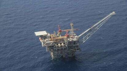 אסדת הגז תמר. | יהודה יפרח