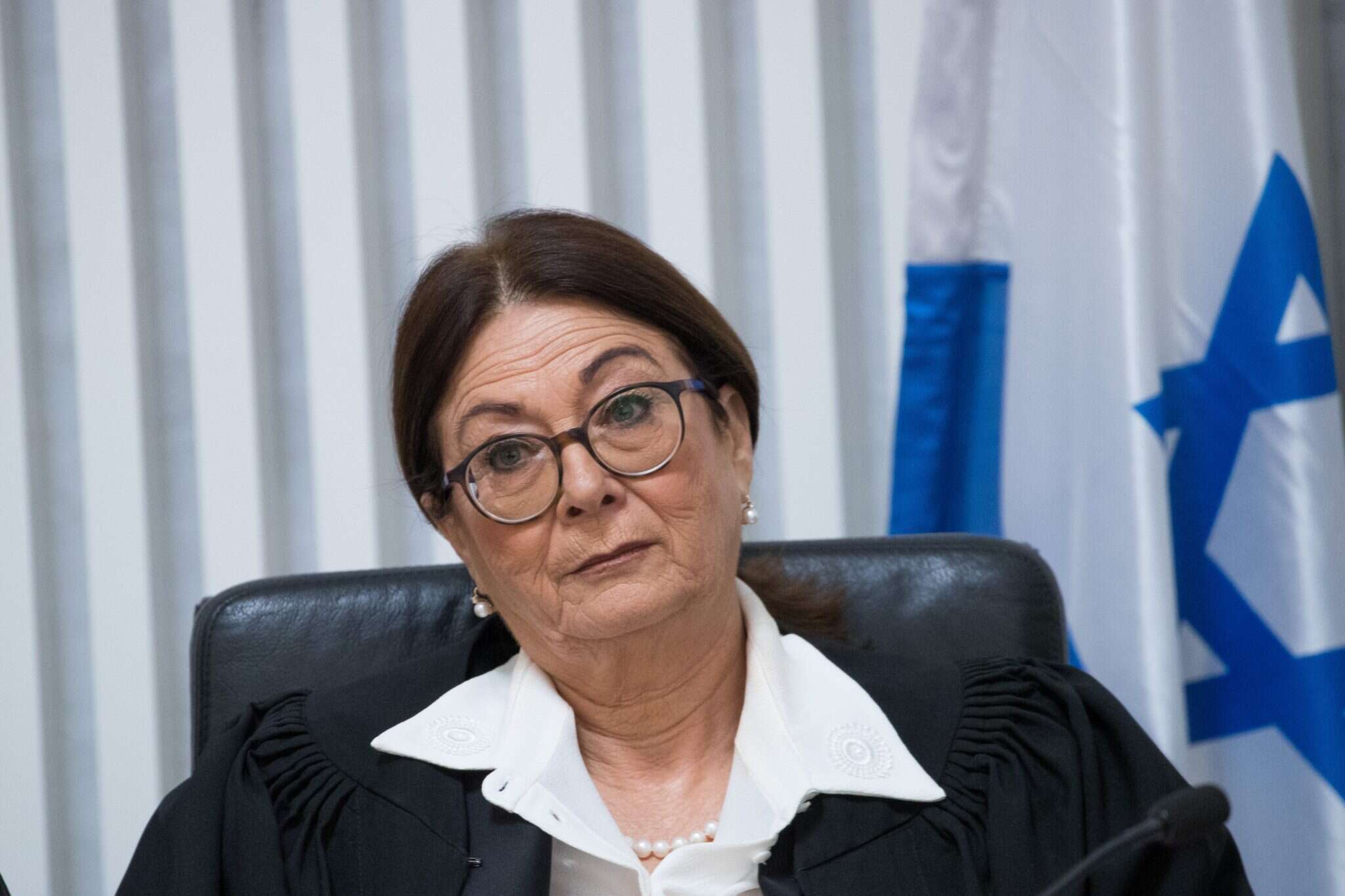 נשיאת העליון אסתר חיות. | יונתן זינדל, פלאש90