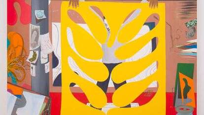 ינשוף, שי אזולאי, שמן על בד, 2015. | ציקי אייזנברג