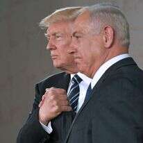 בנימין נתניהו ודונלד טראמפ. | מנדל נגאן /AFP