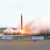 ניסוי טילים באיראן. | EPA