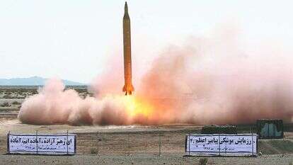 ניסוי טילים באיראן. | EPA