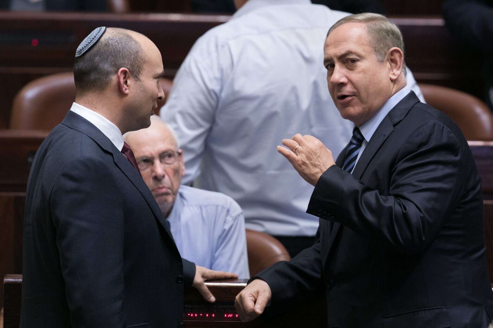 נתניהו ובנט. | יונתן זינדל, פלאש90 נתניהו ובנט. | יונתן זינדל, פלאש90