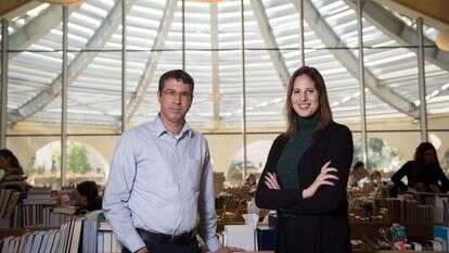 רחלי מלק–בודה והרב חיים נבון. | הדס פרוש/פלאש 90