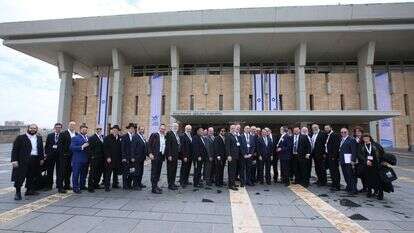 המשלחת היהודית בכנסת. | שלומי כהן המשלחת היהודית בכנסת. | שלומי כהן