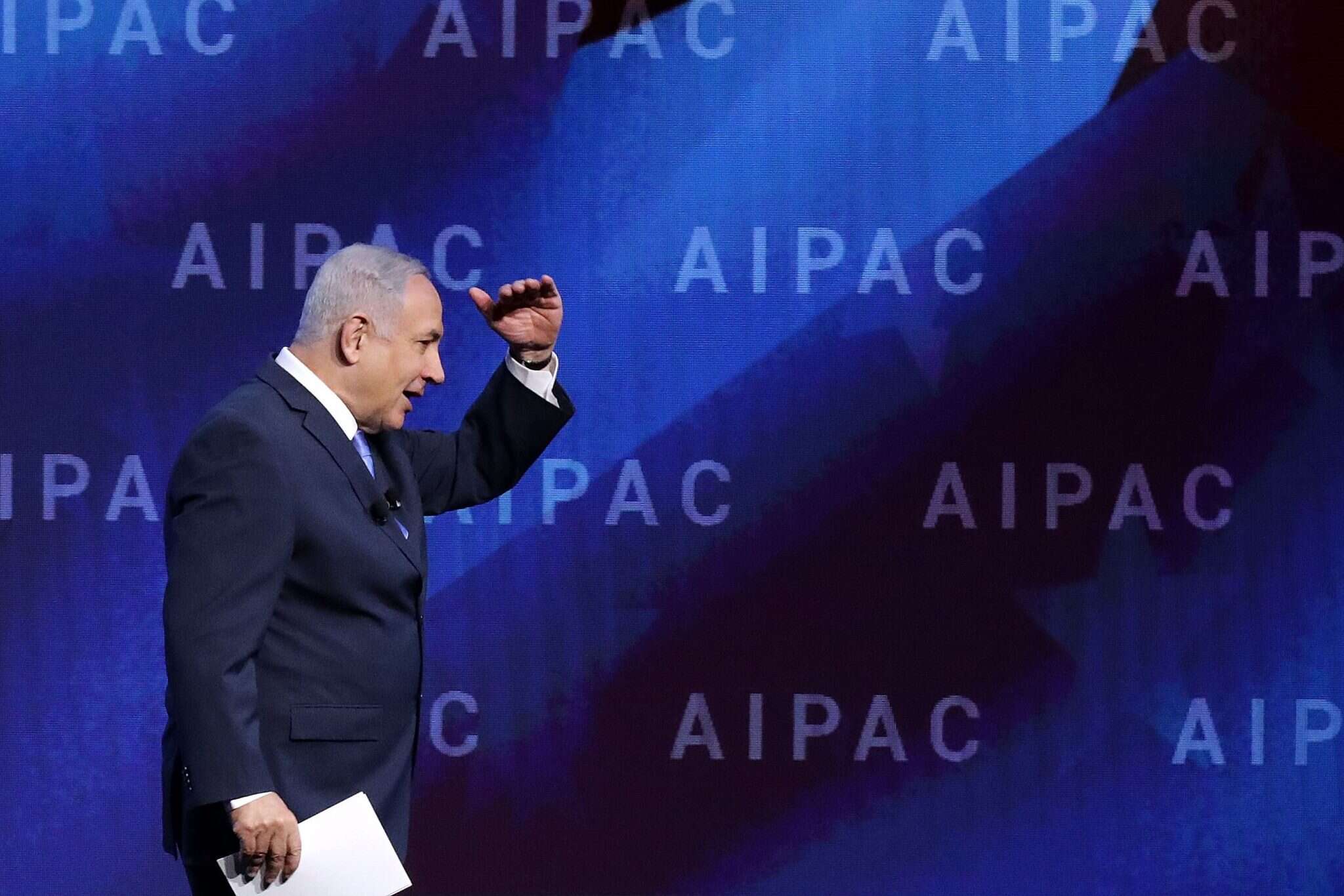 בנימין נתניהו בוועידת איפא''ק. | AFP בנימין נתניהו בוועידת איפא''ק. | AFP