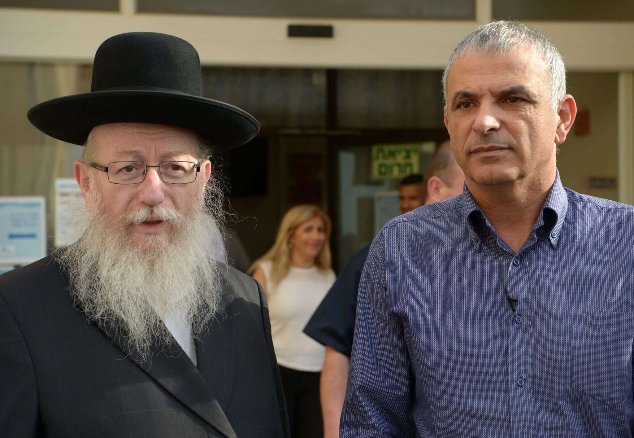 משה כחלון ויעקב ליצמן. | גיל אליהו, ג'יני