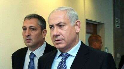 נתניהו וניר חפץ. | EPA