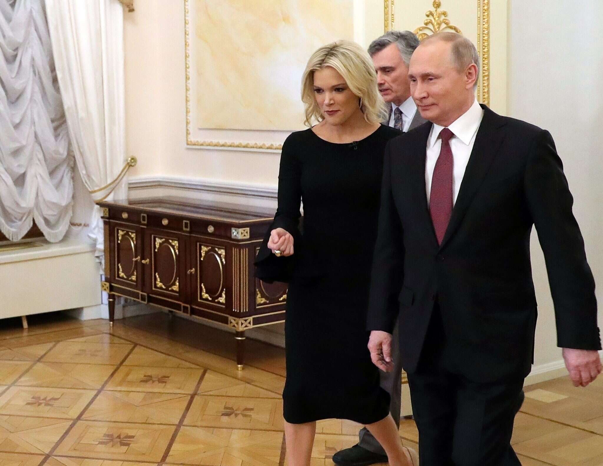 ולדימיר פוטין בריאיון עם מייגן קלי. | AP