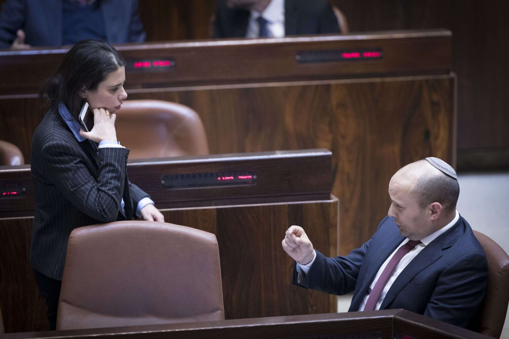 נפתלי בנט ואיילת שקד. | יונתן זינדל, פלאש90