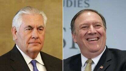 מייק פומפאו ורקס טילרסון. | AFP