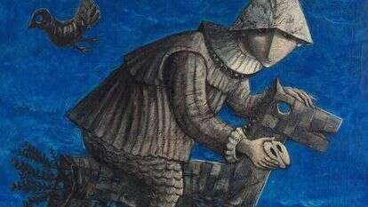 סוס העץ של מיכאל, יוסל ברגנר, 1965. | באדיבות גלריה דן