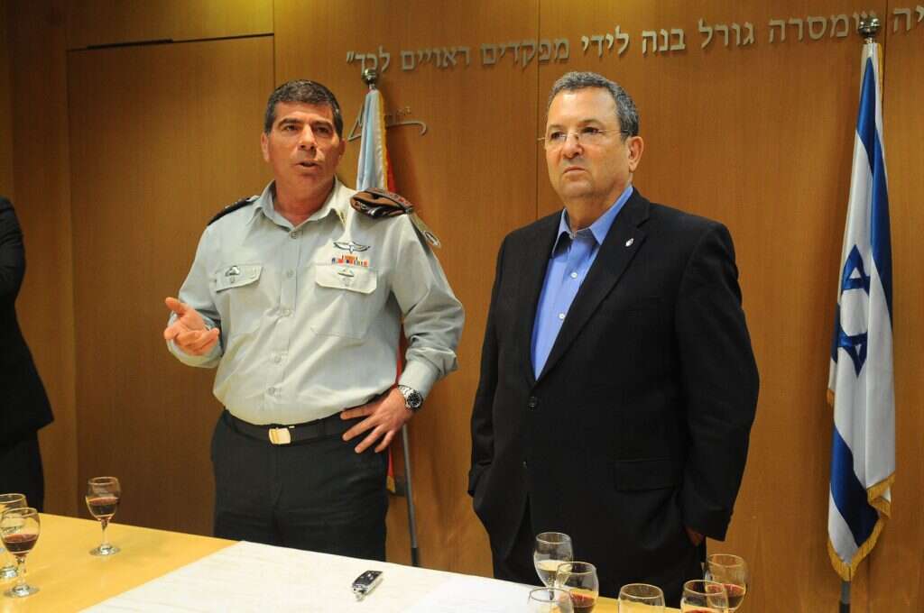 אהוד ברק וגבי אשכנזי. | דובר צה"ל