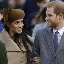 הנסיך הארי ומייגן מרקל. | AP