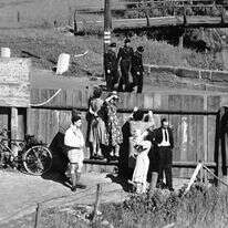 חומת ברלין, 1958. | גטי אימג'ס