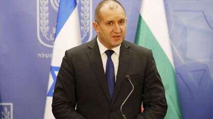 נשיא בולגריה רומן ראדק בישראל. | EPA