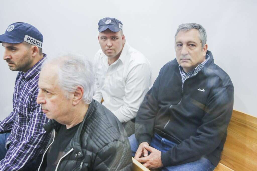 ניר חפץ ושאול אלוביץ' בבית המשפט. | יהושע יוסף