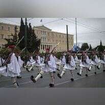 יוון חוגגת את 197 שנות עצמאות. המועד מצוין ביום השנה להכרזת העצמאות של יוון מהאימפריה העות'מנית שהתקיימה ב-25 במרץ 1821 | AFP