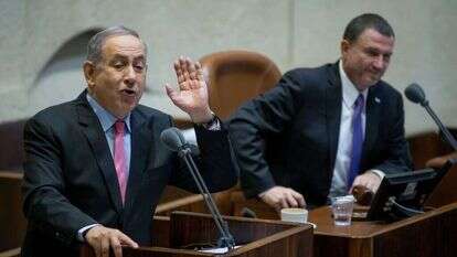 בנימין נתניהו ויולי אדלשטיין. | יונתן זינדל, פלאש90 בנימין נתניהו ויולי אדלשטיין. | יונתן זינדל, פלאש90