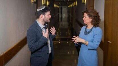 ח"כ מיכל רוזין וח"כ בצלאל סמוטריץ'. | יונתן זינדל, פלאש 90