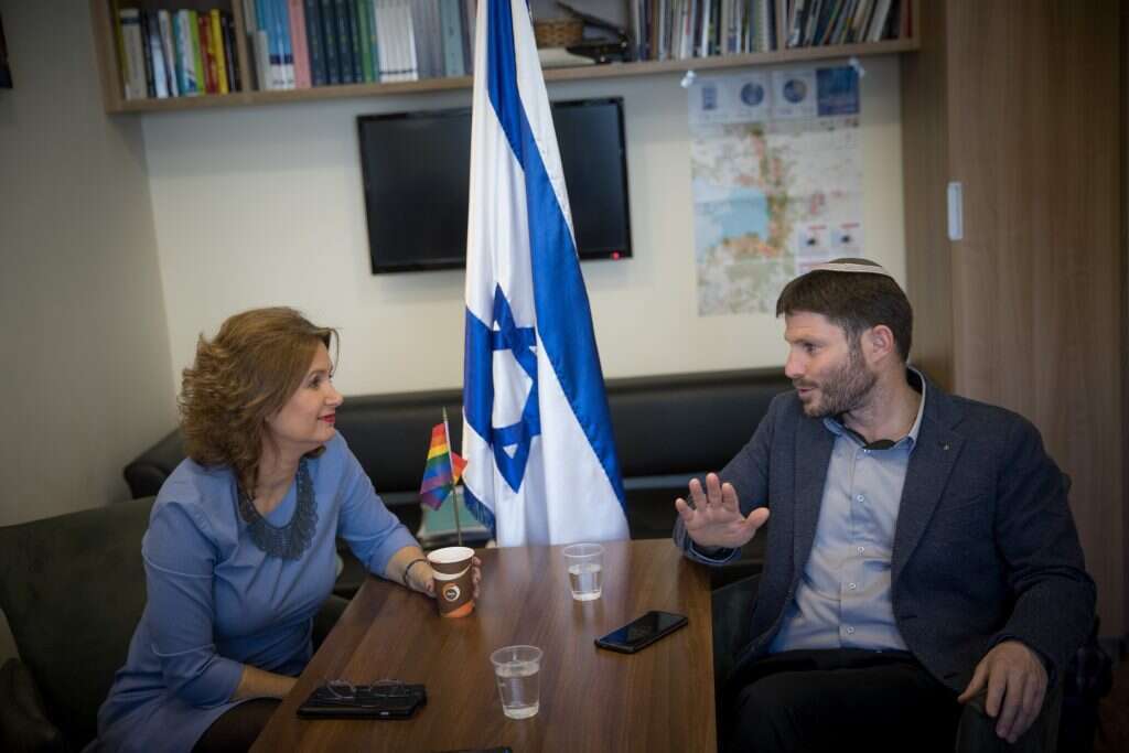 ח"כ מיכל רוזין וח"כ בצלאל סמוטריץ'. | יונתן זינדל, פלאש 90