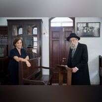 הרב אריה שטרן וד"ר רות קלדרון. | מרים אלסטר, פלאש 90